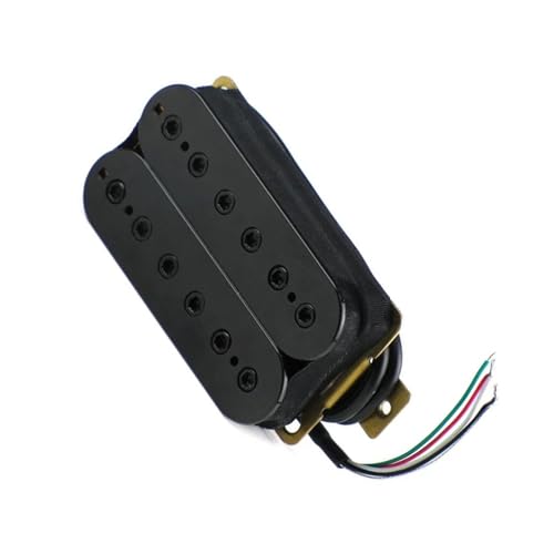 Humbucker-Tonabnehmer Für E-Gitarre, Keramik-Magnet, Hals- Oder Stegposition e gitarren tonabnehmer (Color : Black Neck)