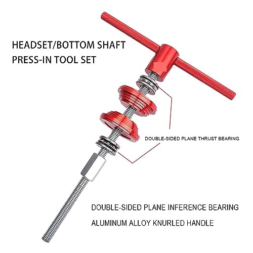 Fahrrad Headset Installation Entfernung Werkzeuge Fahrrad Reparatur Ständer Multi Tool Presse Hydraulische Risiko Puller Multi-tool Kit Wird in der Elektroenergie-, Chemie-, Stahl-(Upgraded version)