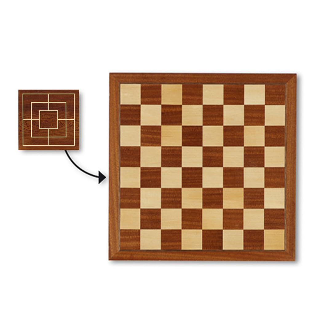 Dal Negro 31cm Chess and Nine Men's Morris Board (39mm Squares)