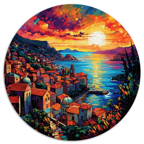 Puzzle | Puzzles Dubrovnik, farbenfrohes Puzzle für Erwachsene und Kinder, 1000 Teile, 67,5 x 67,5 cm, Lernpuzzle, tolles