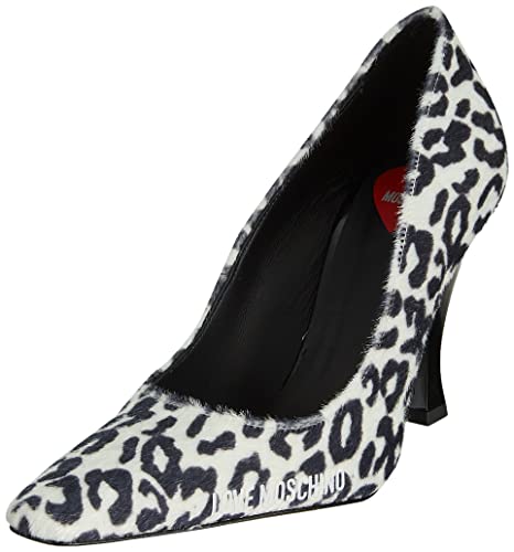 Love Moschino Damen Scarpad.rocchetto100 Cav.maculato Schuh, Muster:, 40 EU