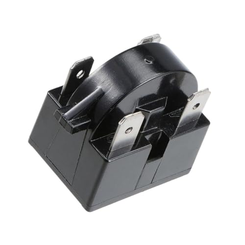 1PC Kühlschrank PTC Relais Ersatz 1/3/4Pin Klimaanlage Kompressor Überlastschutz 12 15 22ohm PTC Relais (Size : 4pin-12ohm)