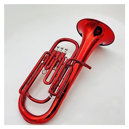 Blechblasinstrumente Trompete B-Flat 3-Tasten-Tenorhorn-Trompete Blechblasinstrument Professionelle Studententrompete