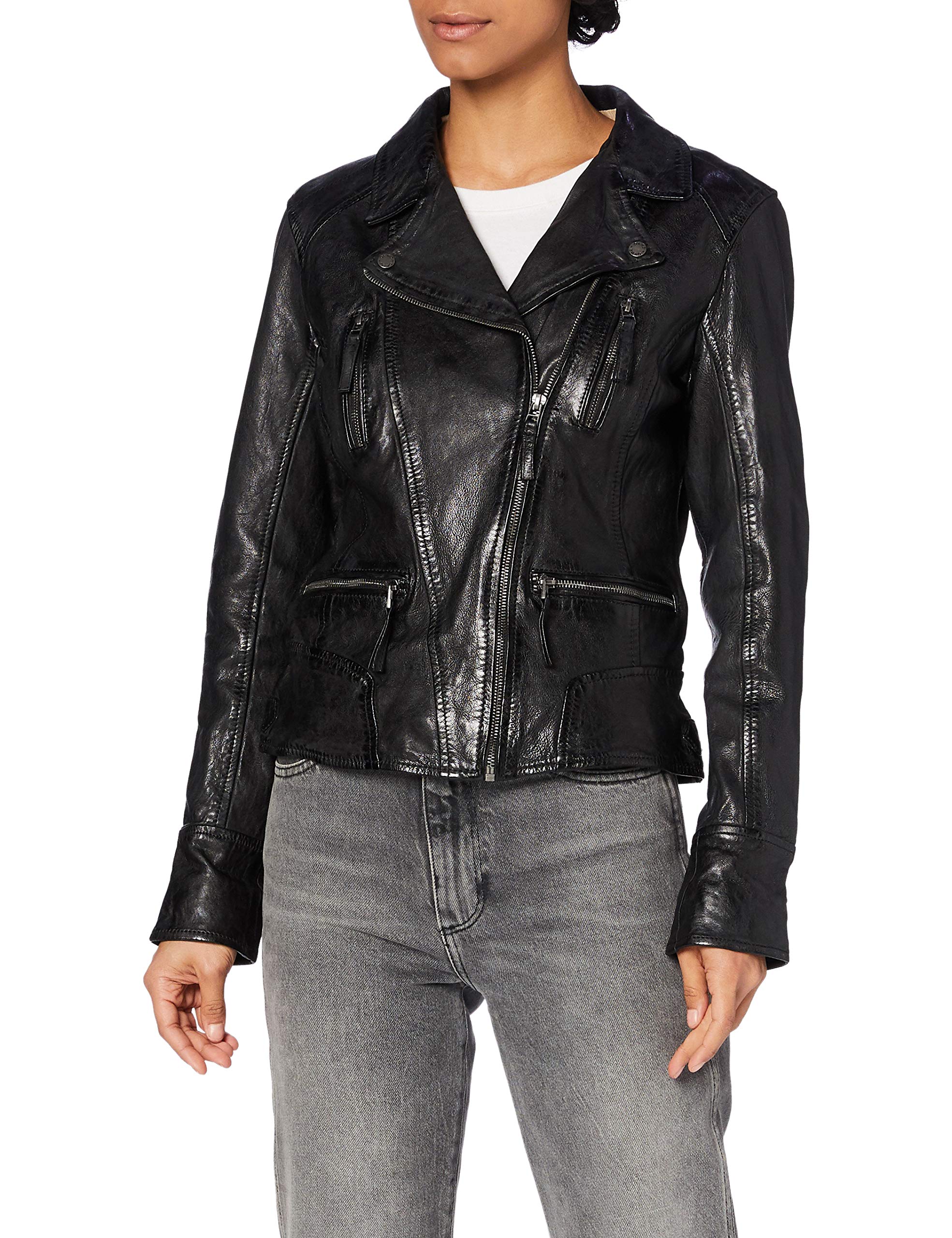 Oakwood Damen BlousonJacke Schwarz Schwarz, Herstellergröße: M