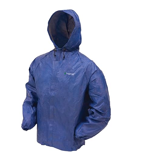 FROGG TOGGS Herren Ultra-lite2 wasserdichte, atmungsaktive Regenjacke Jacke, Blau, XX-Large