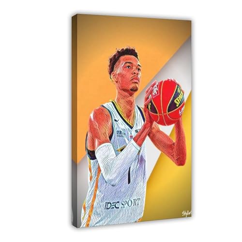 biegzc Victor Wembanyama, San Antonio Spurs Basketball, USA, Leinwandposter, Schlafzimmer, Dekoration, Landschaft, Büro, Raumdekoration, Geschenk, 60 x 90 cm