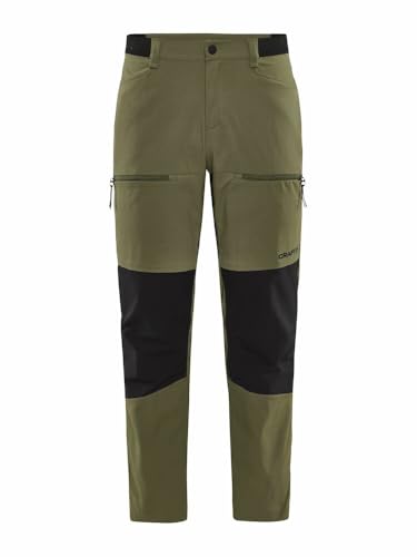 Craft PRO Explore Hiking Pant | Outdoorhose Herren S | Rift | 2 & 4-Wege-Stretchmaterial | Reißverschlusstaschen | Quick Dry Outdoor Hosen für Herren | Trekkinghose Herren