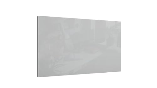 ALLboards Glasboard Magnetisch Grau 100x80cm, Rahmenlos, Glastafel, Magnettafel, Gehärtetes Glas…