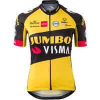 AGU Trikot Team Jumbo Visma Damen Replica 2021, Radtrikot Damen, Offizielle Fahrradbekleidung Team Jumbo Visma - M