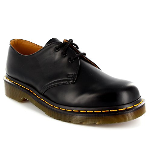 Dr. Martens Damen 1461 Retro Classic Leder Schnürsenkel Weinlese Niedrigs - Schwarz - 39/40