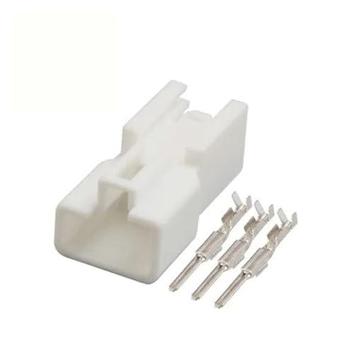 CXVFY Auto 3-poliger Stecker MG641035, nicht versiegelter elektrischer Anschluss MG 641035 mit Klemmen(10pcs)