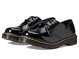 Dr. Martens Damen 1461 Oxford, Black Distressed Patent, 39 EU