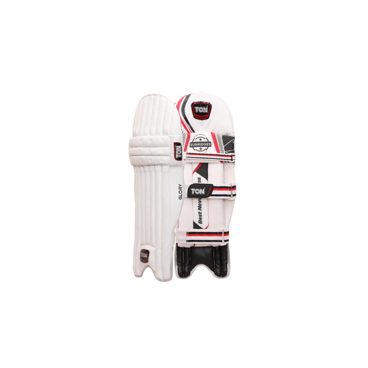 SS Men's TON Glory Cricket Batting Legguard, White, Youth