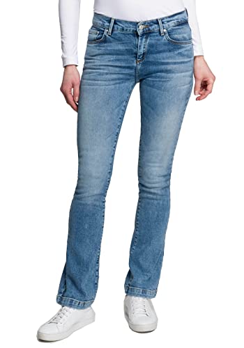 LTB Jeas Damen Jeans Fallon Flare Bootcut (27W / 32L, Gaura Undamaged Wash)