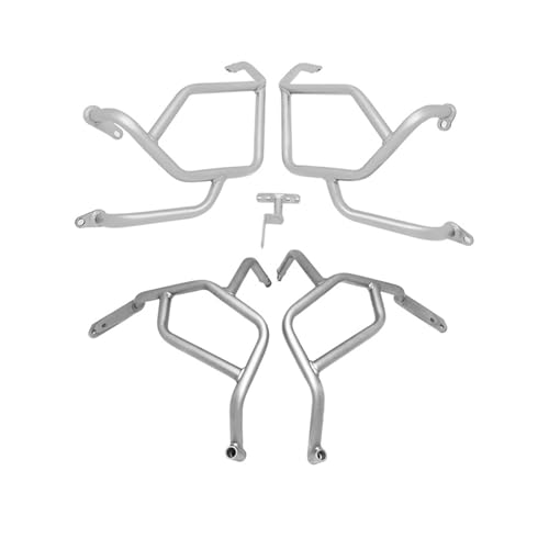 Motorrad Crashbars Für Tenere 700 Für XT700Z 2019 2020 2021 2022 2023 Edelstahl Oberen Unteren Crash Bar Motor Schutz Stoßstange Schutz Motorschutz Sturzbügel