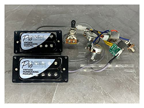 ZENGXUE Humbucker-Probucker Mit Push/Pull-Kabel In Schwarz Humbucker Tonabnehmer Set