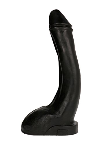 Domestic Partner - Deep Penetrator gebogen realisticher Dildo, Schwarz