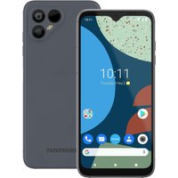 Fairphone 4 5G - 5G Smartphone - Dual-SIM - RAM 6 GB / 128 GB - microSD slot - LCD-Anzeige - 6.3 - 2340 x 1080 Pixel - 2 x Rückkamera 48 MP, 48 MP 25 MP - Telekom - Grau