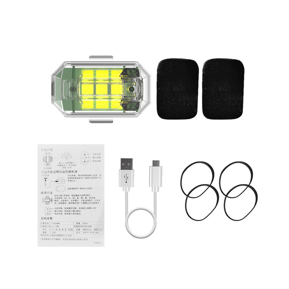 KUANDEDIAN Drohnenzubehör for DJI Mini 4 Pro/3 Pro/Air 2s/Mavic 3 Drone LED Strobe Licht Warnung Lampe flash Blinker Signal Anzeige Eders Zubehör Das ist austauschbar