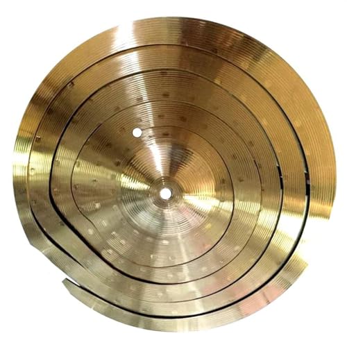 Handgefertigtes Bronze-Legierungseffektbecken 12" Spiralbecken Für Percussion-Instrumenten-Schlagzeugset Schlagzeug-Becken-Set