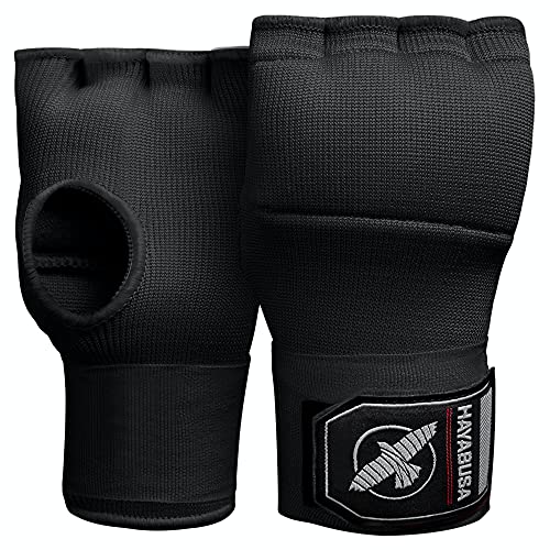 Hayabusa Quick Gel Boxhandschuhe, Schwarz, Größe S