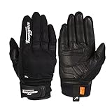 Furygan JET D3O Lady - Damen-Motorradhandschuhe- Handfläche aus 100 % Leder - Taktil - Komfort - Sommerhandschuhe - Atmungsaktiv & leicht - Mittelhandschutz D3O d30