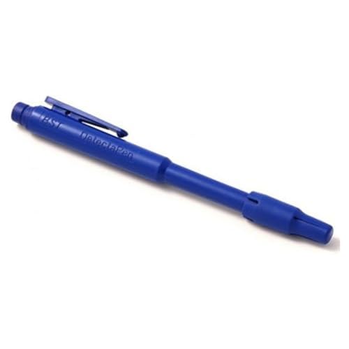 Maya Professionelles Werkzeug L550–2/6 Marker Detectable für Metalle und X-Ray, extra feine Spitze, mit Clip, 10 Stück, body blau, schwarz Ink