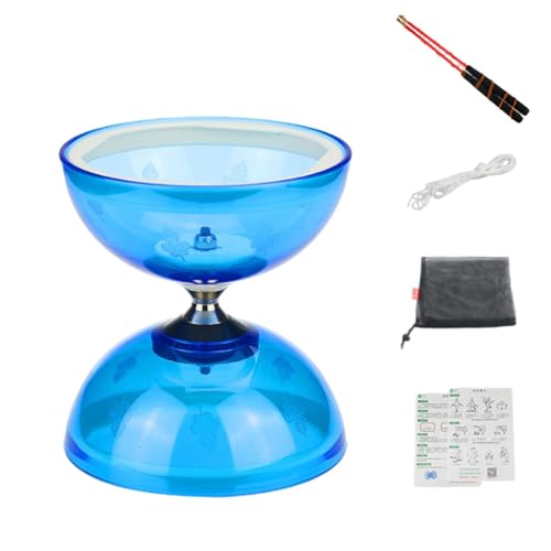 Chinesisches Yoyo Diabolo – LED-Effekte, Dreifach Gelagertes Chinesisches Yoyo | Pro Dreifach Gelagertes Chinesisches Yoyo-Spielzeugset | Leistungsstarkes Chinesisches Yoyo-Diabolo-Fähigkeitsspielzeug