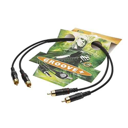 SOMMER CABLE 2,5m Cinch Kabel SC Onyx 2025 MKII Stereo HI-CM06 RCA Stecker | ON81-0250-SW