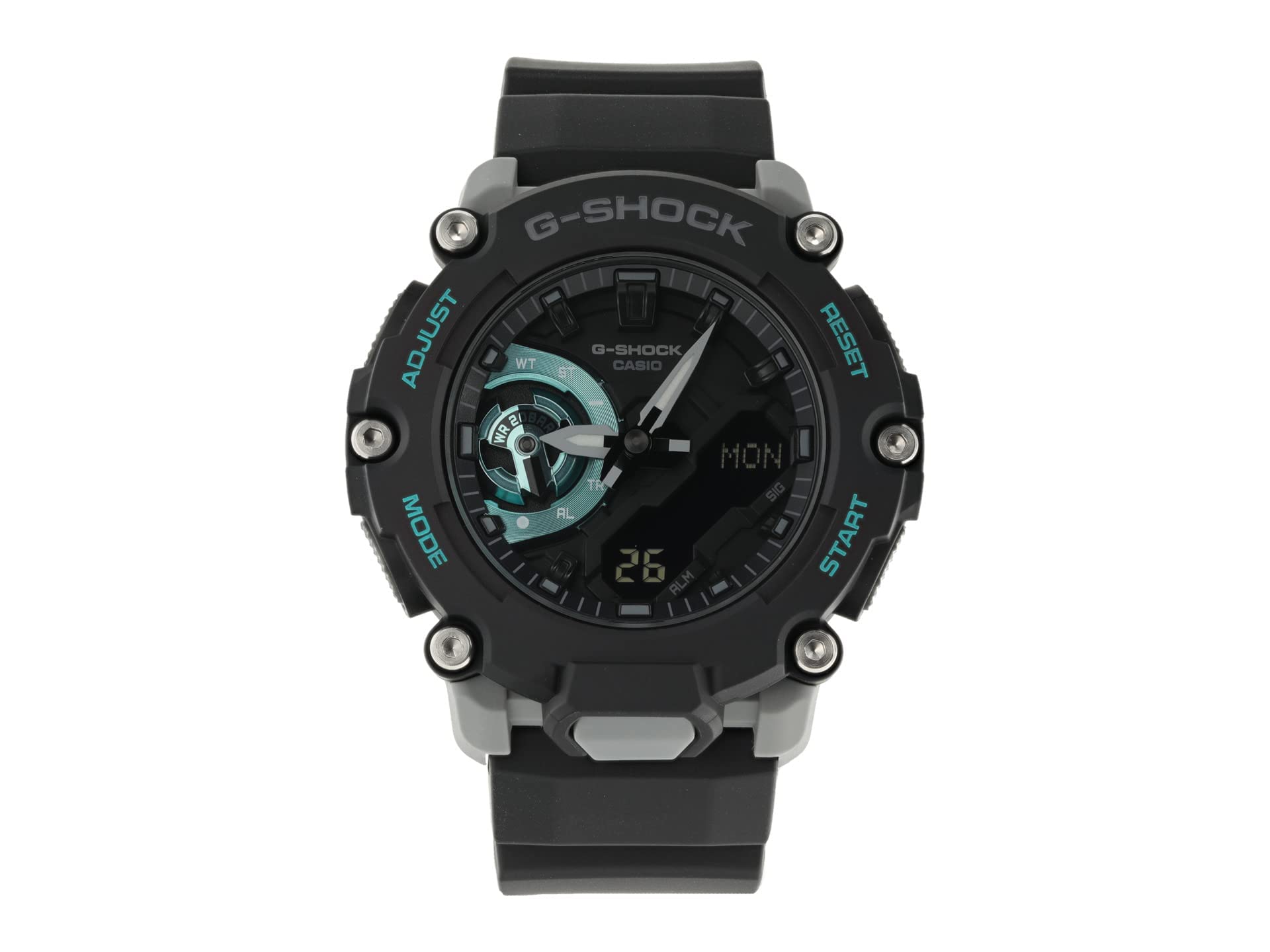 G-Shock GA2200M-1A, schwarz, One Size, GA2200M-1A