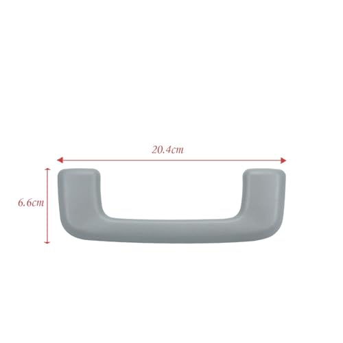 VLZUNO Auto-Innendach-Sicherheitsgriff, Decken-Armlehnen-Haltegriff, Montero 2008-2015, for Mitsubishi, L200 Triton 2005-2015 Haltegriff für Autodach(Grey with Hook)