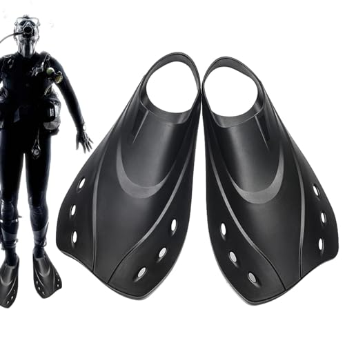 Aizuoni Schwimmtauchflossen, Schwimmtrainingsflossen,Kurze Schwimmflossen | Ergonomische, Bequeme Tauchflossen, professionelle Kurze Schwimmflossen, Kurze Flossen, Schwimmtrainingsflossen zum