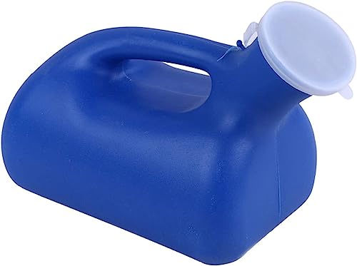 Tragbare Urinalflasche, männliches Urinal, Töpfchen-Pipi-Flasche, männliches Urinal, 2000 ml, tragbare Herren-Töpfchen-Pipi-Flasche, Sammler, Reisetoilette