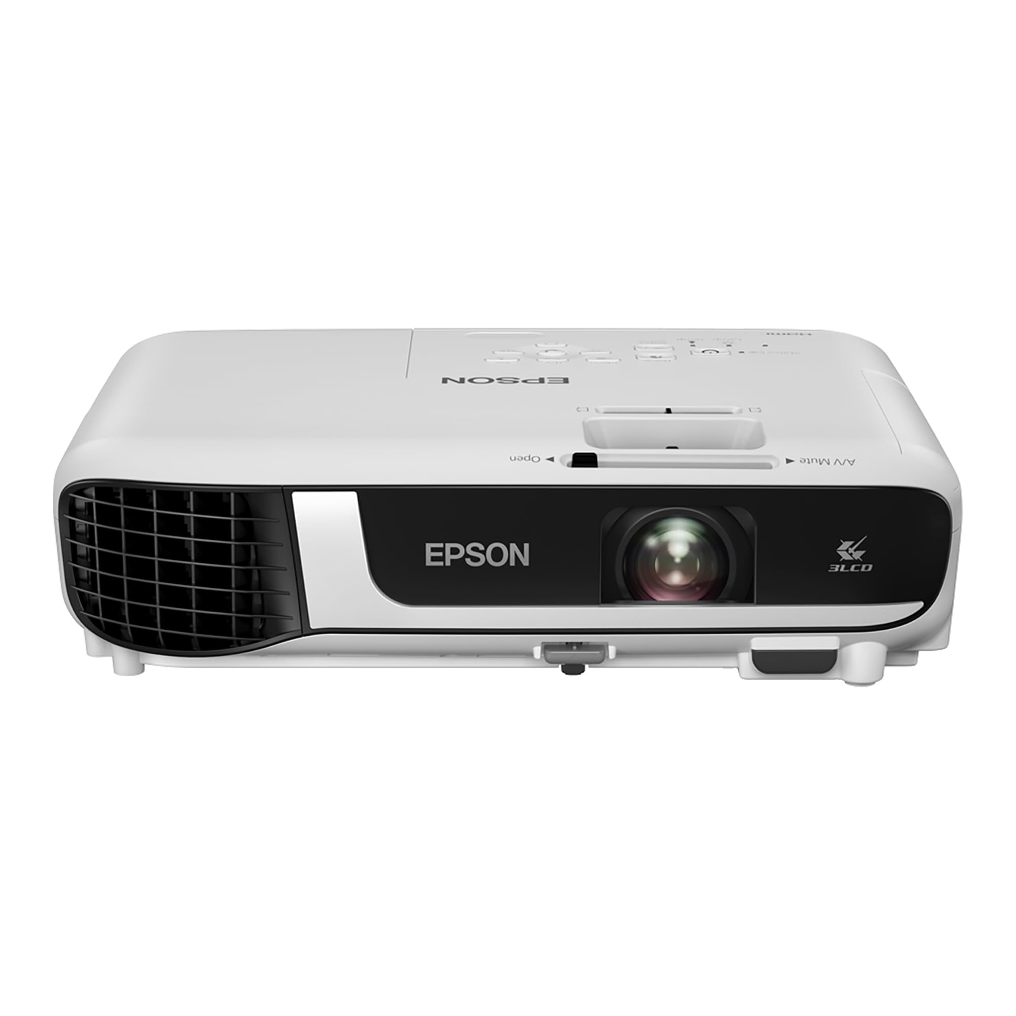 Epson EB-W51 3LCD Projektor (WXGA 1.280x800p, 4.000 Lumen Weiß- und Farbhelligkeit, Kontrastverhältnis 16.000:1, optionales WLAN, HDMI)