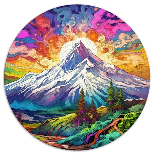 Puzzle-Geschenk Elbrus bunt 1000 Stück Puzzle für Erwachsene 67,5 x 67,5 cm Puzzle ganze Familie und die