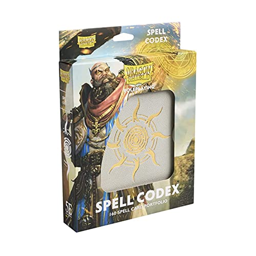 Arcane Tinmen Dragon Shield - Spell Codex Portfolio, Version:Ashen White