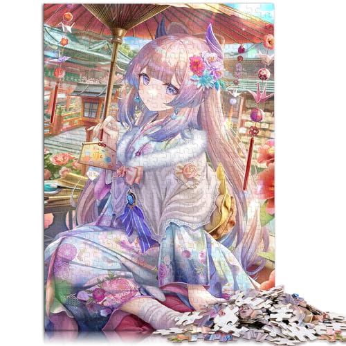 Puzzle Genshin Impact Sangonomiya Kokomi 1000 Teile Puzzle Holzpuzzle Anspruchsvoll, aber unterhaltsam und humorvoll 1000 Teile (50 x 75 cm)