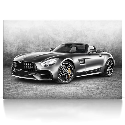 CanvasArts AMG GT Roadster - Leinwandbild (80 x 60 cm, Leinwand auf Keilrahmen)