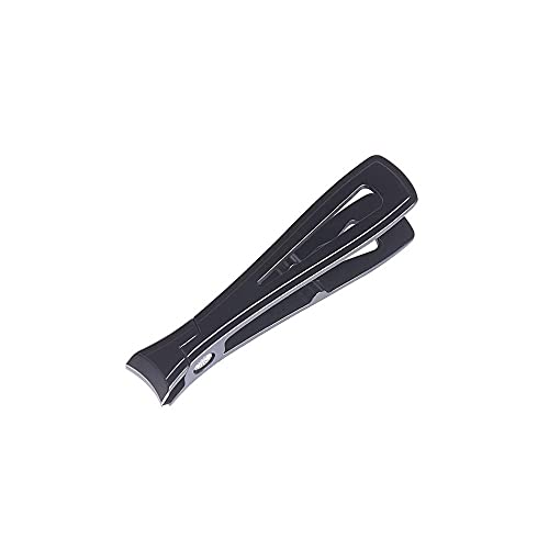 SUICRA Nagelknipser Fingernagelknipser Zehennagel Edelstahl-Nagelschere, professionelle Nagel-Clippers Breite Kieferöffnung, Maniküre-Zehennagel-Tools-Schere (Color : Black)