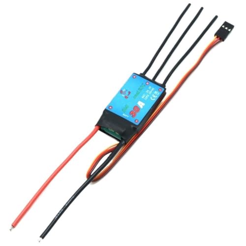 LSFWJP for ZMR for Bidirektionale 12A/20A/30A/40A/50A/60A/80A for Bidirektionale Bürstenlosen ESC for Fernbedienung Auto Pneumatische Unterwasser Propeller (Color : 30A (2-4S))