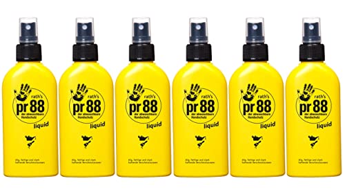 Rath’s pr88 liquid 150ml Hautschutzfluid Hautschutz Hautreinigung abwaschbar (150ml / 6x)