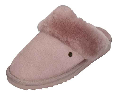 Warmbat Damenschuhe Hausschuhe Flurry Suede - Mauve, Größe:37 EU