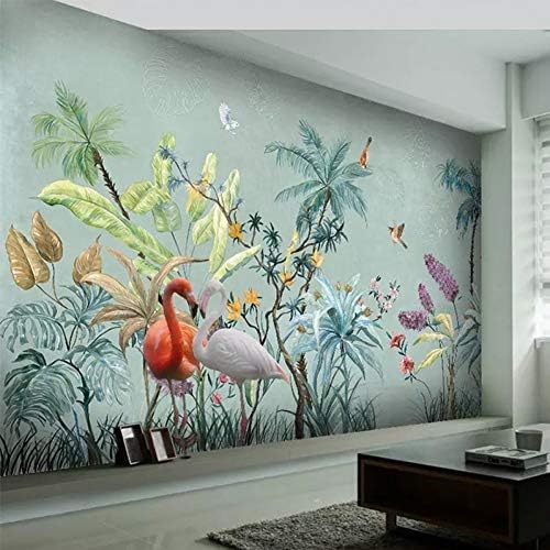 Handbemalter Wald-Regenvogel 3D Tapeten Wanddekoration Fototapete Sofas Wohnzimmer Wandbild Schlafzimmer-350cm×256cm