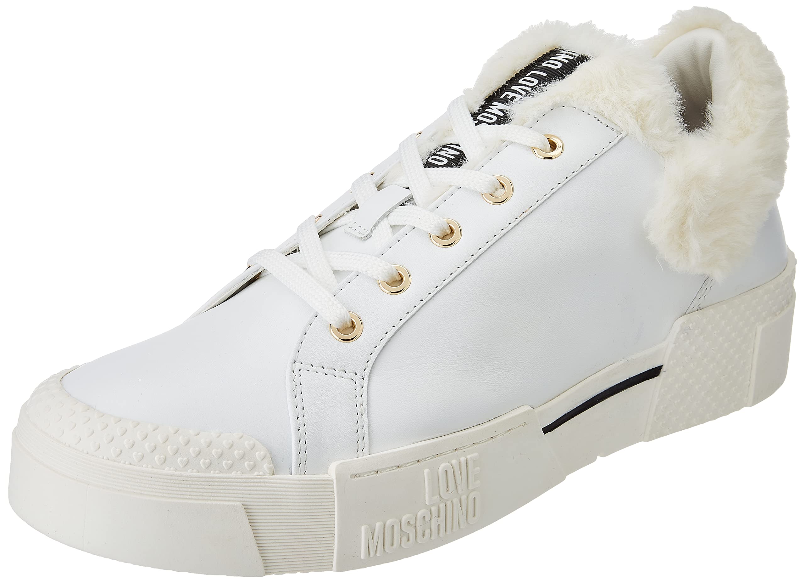 Love Moschino Damen Ja15815g0fia510a41 Sneaker, Weiß, 41 EU