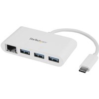 StarTech.com - Hub - 3 x SuperSpeed USB 3.0 + 1 x 10/100/1000