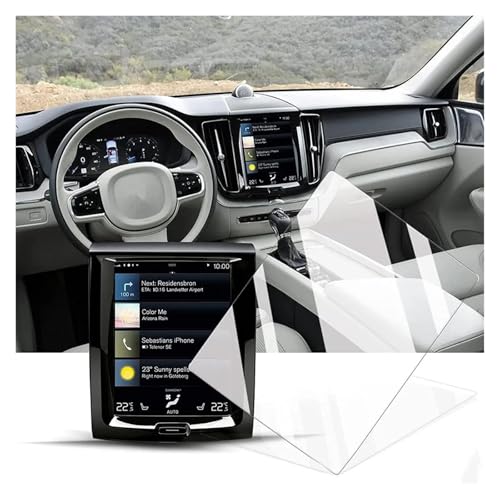 Für Volvo S90 V90 Xc60 Xc40 Xc90 S60 V60 3 STÜCKE 8,7 Zoll Tab Glasschutz Navigation Displayschutzfolie Navigation Schutzfolie Navigations-Displayschutz