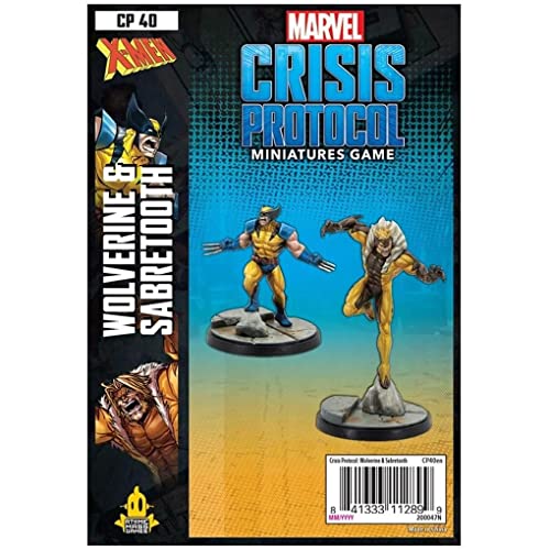 Unbekannt Marvel Crisis Protocol: Wolverine and Sabretooth English