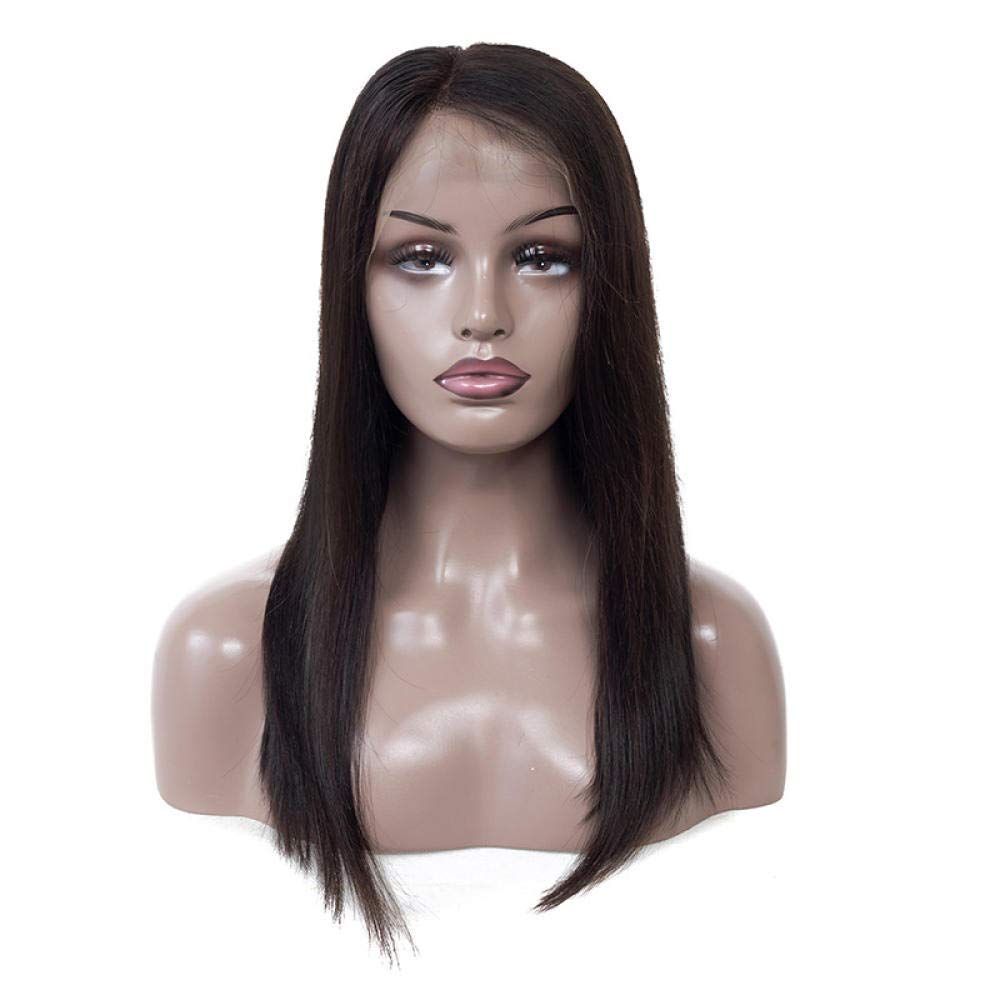 LINLINCD-wave wigs 4 * 13 lace front wigs middle part long straight black wig 14inch 20inch