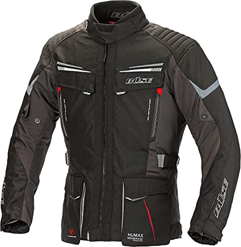 Büse Lago Pro Motorrad Textiljacke Schwarz/Blau/Rot 6XL