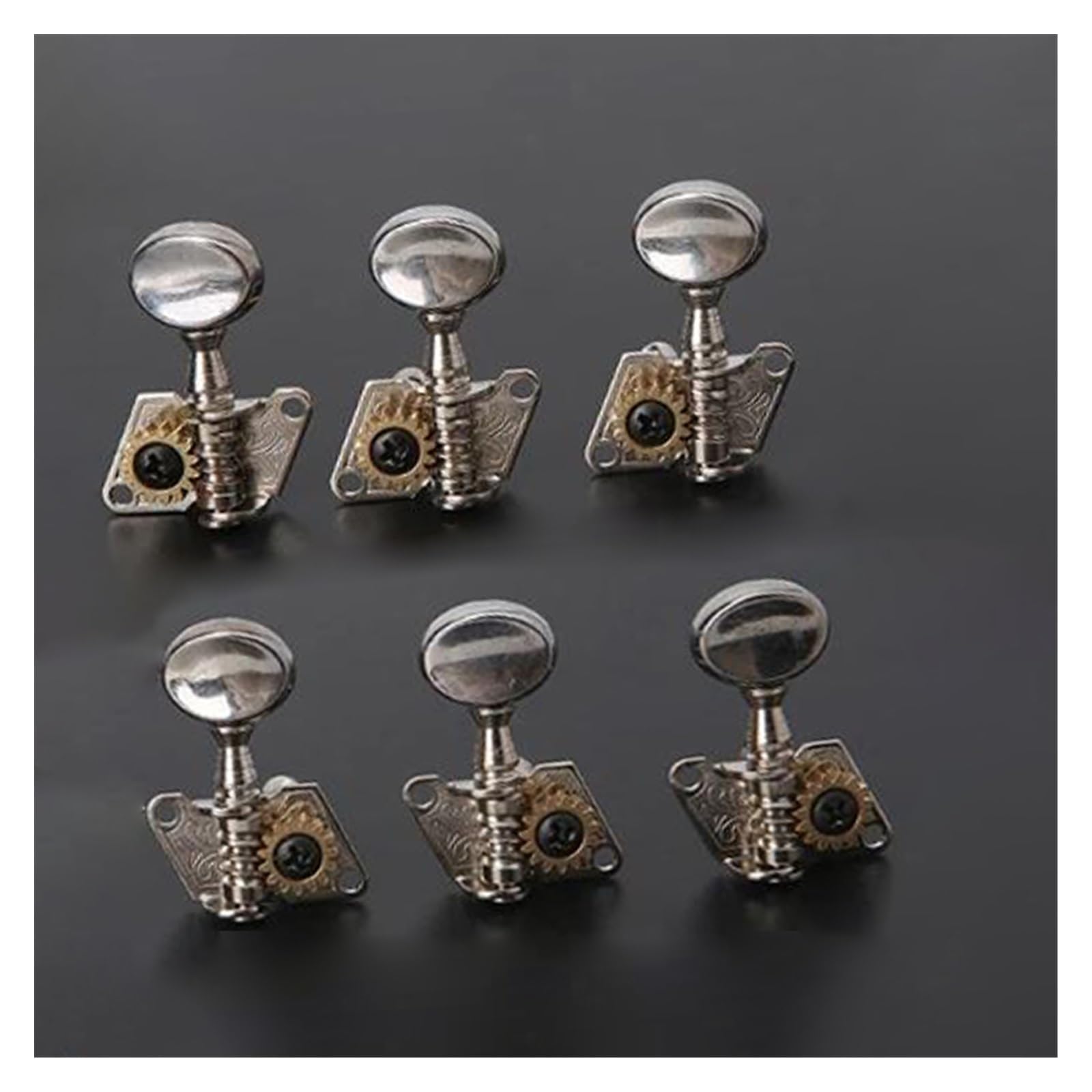 Strings Tuning Pegs Mechaniken Für Gitarre Akustische Folk-Gitarre, offene Stimmwirbel, Stimmgerät, Metall-Ersatzteile, Zubehör